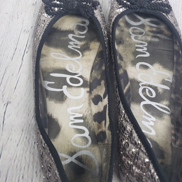 Sam Edelman Silver Metallic Flat shoes - Picture 4 of 8